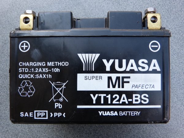 YUASA Original Batterie YT12A-BS Busa 1999 - 2007
